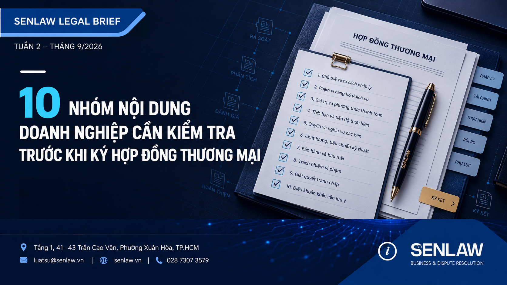 SENLAW LEGAL BRIEF | TUẦN 2 – THÁNG 9/2026