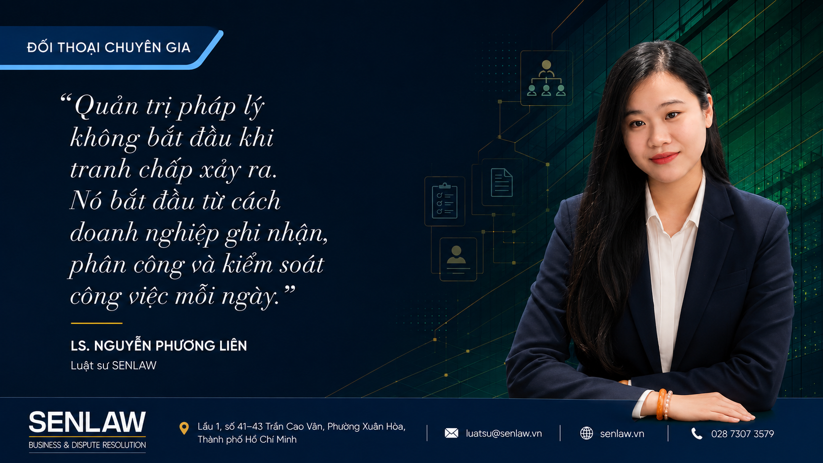 Phần lớn các vụ tranh chấp chúng tôi tham gia đều bắt đầu từ những rủi ro tưởng chừng rất nhỏ 